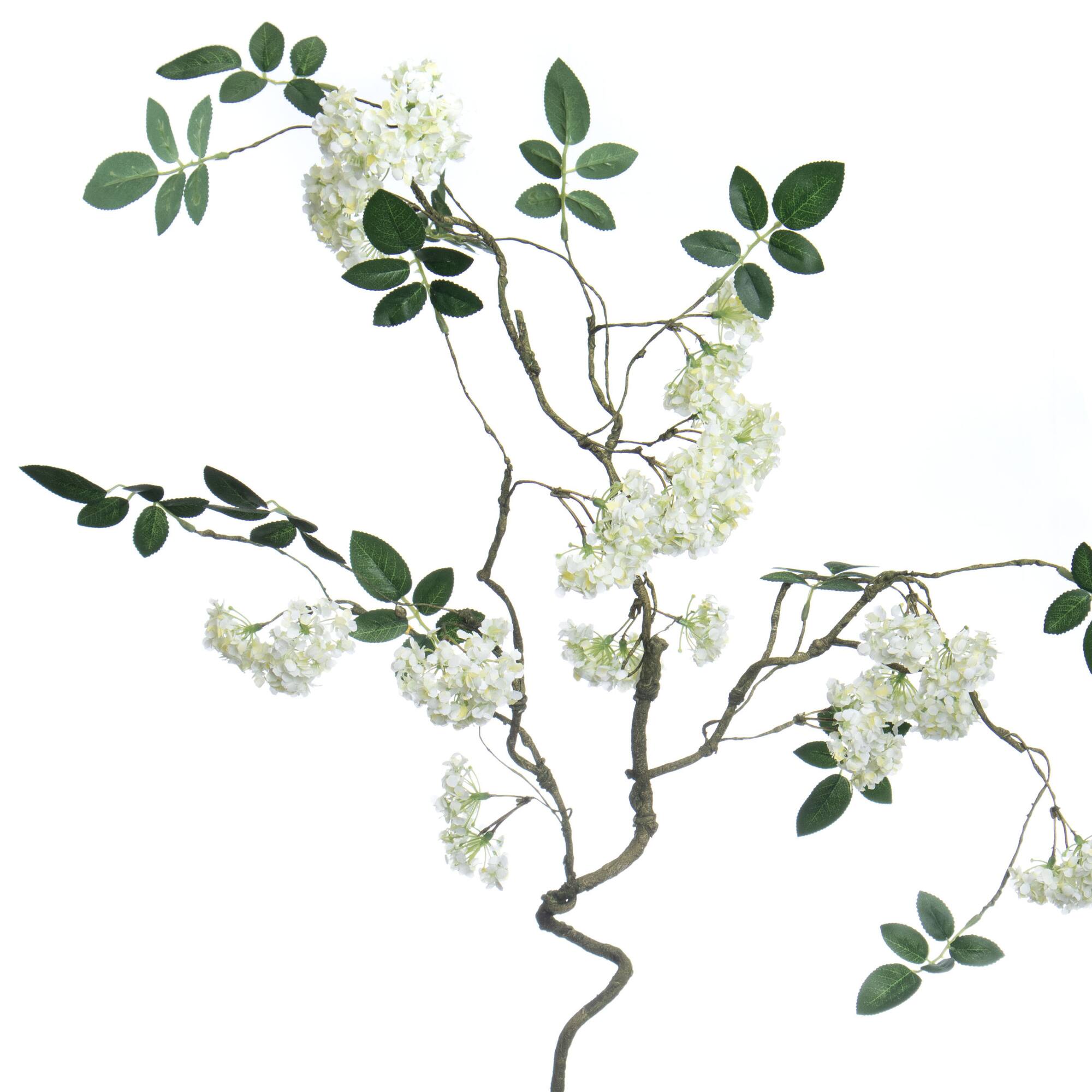 36" White Snowball Branch Stem by Ashland®